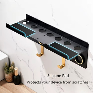 Soporte de Pared para <span class=keywords><strong>Dyson</strong></span> Airwrap, Soporte Metálico para Secador de <span class=keywords><strong>Pelo</strong></span>, Exhibidor de <span class=keywords><strong>Accesorios</strong></span> para el Cabello - Product Image 4
