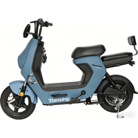 Scooter électrique 500W 10 pouces pour adulte, 48V 60V, avec frein à tambour avant et arrière, compteur LED et suspension hydraulique