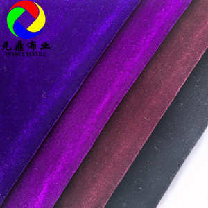 Commercio all'ingrosso tessuto Plain tinto 32% Nylon 68% viscosa velluto tessuto per le donne vestono scialli indumento e vestiti - Product Image 6