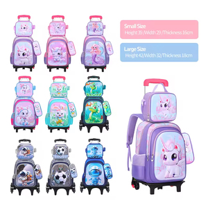 2026 Hot Selling Manufacturers Boy Children Schoolbag <b>Backpack</b> Girl <b>Backpack</b> Kids Trolley <b>School</b> Bag with Wheels and Handle - Product Image 2