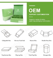 Caja de Regalo Magnética Plegable de Lujo con Logotipo Personalizado, Bolsa de Cartón Rígido Plegable con Asa para Vino o Velas