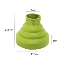 Diffuseur de sèche-cheveux en silicone universel pour salon de coiffure, pliable, ionique, accessoire pour tous les appareils