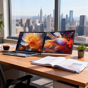 Nouvel écran d'extension pour ordinateur portable 14 pouces, moniteur portable double, deuxième écran, moniteurs portables de voyage pour ordinateur portable - Product Image 1