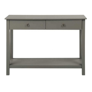 Table <span class=keywords><strong>console</strong></span> <span class=keywords><strong>moderne</strong></span> en bois gris Meubles de salon en gros pour villa et appartement pour hall d'entrée Décoration intérieure - Product Image 2