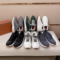 Chaussures de sport pour hommes haut de gamme, tendance, respirantes, rétro, à enfiler, avec doublure en maille, style décontracté de luxe européen pour l'automne