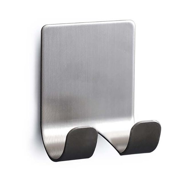 OEM Custom Stainless Steel Wall Mounted Shower Rack Hooks Metal Razor Shaver Holder with Bathroom Accessories for Kitchen Use