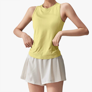 Débardeur de sport d'été pour femme, sans manches, polyvalent, respirant, yoga, séchage rapide, course à pied, entraînement, haut de fitness ample pour femme - Product Image 1