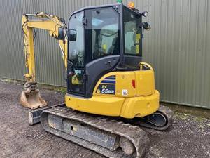 Mini pelle d'occasion Komatsu PC55 d'occasion Japon Original Komatsu 350 220 130 Excavatrice PC55 disponible - Product Image 2