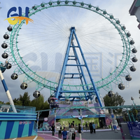 Grand équipement d'amusement extérieur de grande roue de 75m