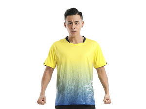 Vente en gros <span class=keywords><strong>pas</strong></span> <span class=keywords><strong>cher</strong></span> chemise de sport en polyester chemise de <span class=keywords><strong>badminton</strong></span> haut pour hommes et femmes séchage rapide respirant vêtements de tennis t-<span class=keywords><strong>shirt</strong></span> de course - Product Image 5