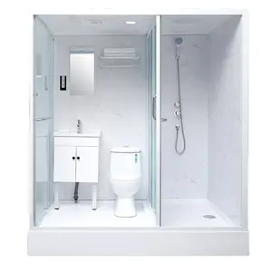 Hotel Deluxe Shower room Portable toilet and shower room with accessories wash room shower set