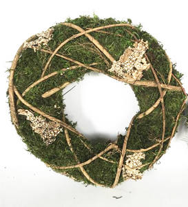 Garden Customized <strong>Moss</strong> <strong>Wreath</strong>,square <strong>Moss</strong> Frames - Product Image 3