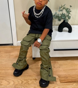 Ensemble Streetwear T-Shirt et Pantalon Multipoches Tendance 2025 pour Garçon de 10 à 12 Ans, Vêtements et Jeans pour Enfant - Product Image 2