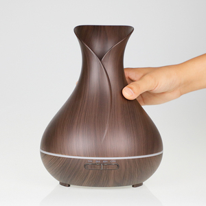 Nhãn Hiệu Riêng Tùy Chỉnh Bán Buôn Độ Ẩm Không Khí BPA Free 400Ml Siêu Âm Bằng Gỗ Dầu Khuếch Tán Hương Liệu - Product Image 5