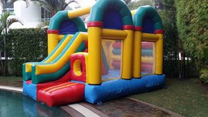 WINSUN Nouveau PVC Gonflable Bounce House Combo Castle Party Gonflable Trampoline Jump pour Enfants <span class=keywords><strong>Location</strong></span> - Product Image 4