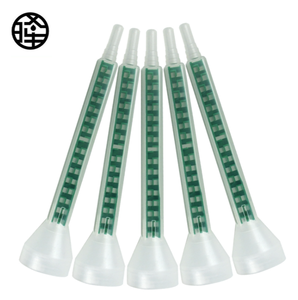 Boquilla Mezcladora Estática <span class=keywords><strong>Verde</strong></span> con Conexión Bayoneta, Tubo Mezclador de 16/24 Elementos para Resina Epoxi de 50ml, Pegamento AB - Product Image 1