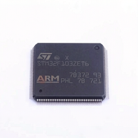 Microcontrolador STM32F103ZET6 Nuevo en Caja, Paquete LQFP-144 (20x20) para MCU Cortex-M3, 512 KB de Memoria Flash, CPU de 72 MHz, Hecho en China para PCBA