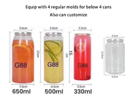 Machine de scellage intelligente pour canettes en aluminium et bouteilles en plastique, scelleuse automatique de canettes