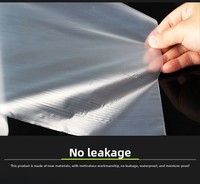 Bolsas de Comestibles de HDPE Grueso en Rollo, Aprobadas por la FDA, Inodoras, Transparentes, para Mercados de Agricultores y Venta Minorista