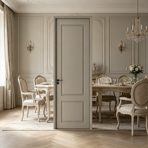 Portes de chambre personnalisées, style français, portes intérieures en bois massif multicouche laquées, pour chambres, hôtels et appartements - Product Image 4