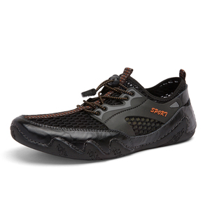 Nouvelles sandales et chaussures de plage en cuir pour homme, idéales pour la pêche et les sports de plein air estivaux, parfaites pour la marche aquatique. - Product Image 1