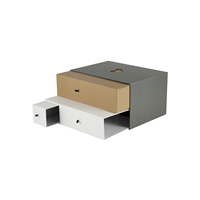 Boîte cadeau rigide de luxe personnalisée de haute qualité avec un design coulissant pour un emballage cadeau haut de gamme