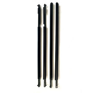 Convient à 10 modèles de 4RUNNER Bande de garniture de porte avant et arrière Bande d'étanchéité externe en <span class=keywords><strong>caoutchouc</strong></span>, version noire - Product Image 4