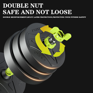 Set di Manubri e Kettlebell Regolabili PJ <span class=keywords><strong>per</strong></span> Fitness Domestico, <span class=keywords><strong>Pesi</strong></span> in Cemento da 40kg e 15kg <span class=keywords><strong>per</strong></span> Body Building - Product Image 5