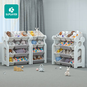 Rangement de jouets enfants, meubles de bébé, plastique, mobile, personnalisé, coin de <span class=keywords><strong>coffre</strong></span>, armoire avec tiroir, armoires pour enfants, pour l'école maternelle - Product Image 1