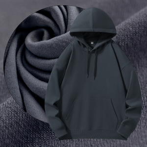 Sudadera con Capucha Blanca Lisa al por Mayor, Compra al por Mayor de Sudaderas Deportivas de Algodón Unisex, Gruesas, Cómodas y Elegantes para Hombre - Product Image 2