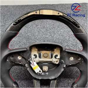 Volant en fibre de carbone conçu sur mesure avec style de LED modifié pour les pièces intérieures de voiture Dodg-e C-hallenger <span class=keywords><strong>Hellcat</strong></span> <span class=keywords><strong>SRT</strong></span> - Product Image 3