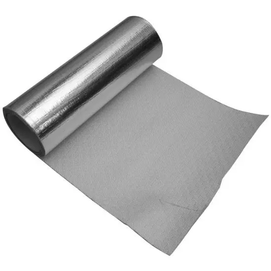 Goede Prestaties Textielfolie Aluminium Plus Glasvezelweefsel Composiet Vuur-En Hittebescherming