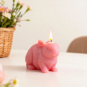 Moule en silicone TangChu Poppy Easter DIY pour bougies parfumées, forme irrégulière 3D stéréo pour ornements en plâtre - Product Image 2