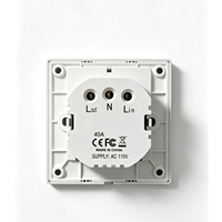 Interrupteur mural pour hôtel avec lecteur de carte, 180~260V AC 12V DC, indicateur LED nocturne, logo personnalisé pour projets de rénovation hôtelière