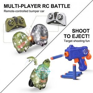 AiJH Jouets d'œufs de dinosaures de combat 2 en 1 en vrac 360 °   Voiture de collision RC rechargeable et rotative, emballage prêt à l'emploi, direct usine - Product Image 3
