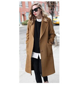 Liu <span class=keywords><strong>Ming</strong></span> 2025 colección Otoño Invierno mujer último abrigo de lana de doble cara suelto ropa de calle moda algodón relleno largo - Product Image 5