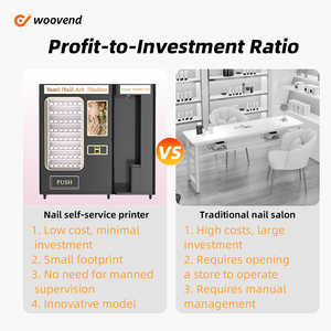 Youmi tự động in móng tay máy bán hàng tự động để bán DIY Nail Art máy in máy bán hàng tự động 3D móng tay máy in máy bán hàng tự động - Product Image 3