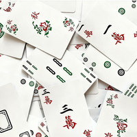 Cartes de Mahjong Américaines Personnalisées en Gros – Jeu de Cartes de Mahjong en Papier Multijoueur avec Boîte Métallique – Vente Chaude