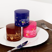 XINGYUAN Pots vides en plastique PP à large ouverture de 150g et 200g pour beurre corporel, crème visage et gommage – Personnalisables