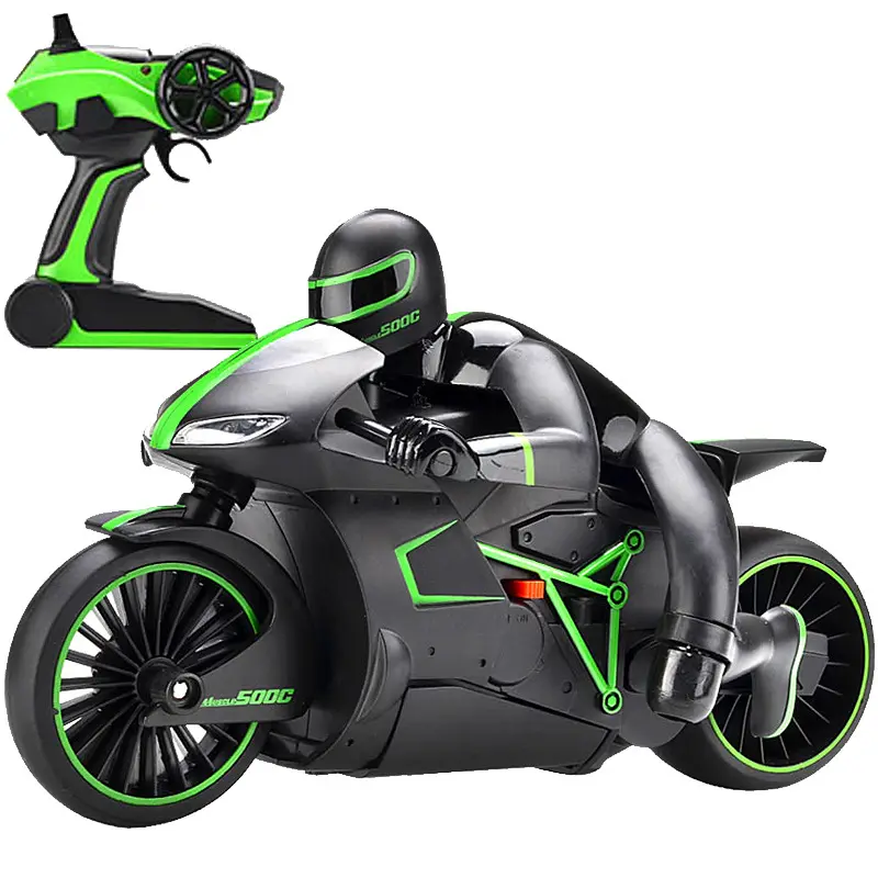 2.4G Mini-RC Motorrad mit Coollicht Hochgeschwindigkeits-RC Motorrad Spielzeug Fernbedienung Drift-Motorrad für Kinder RC-Spielzeuge