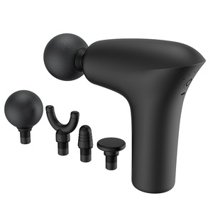 Mini pistolet de massage neutre avec moteur sans balais, autonomie de 3 à 6 heures, rechargeable par USB, pour soulager les muscles du corps entier - Product Image 1