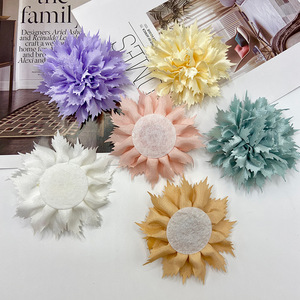Handmade Fabric Artificial <b>Flowers</b> Camellia Style Bohemian DIY Accessories For Clothing Shoes Hats Hairbands Jewelry Materials - Product Image 2