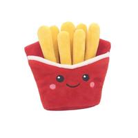 Jouets en peluche pour animaux de compagnie Squeaky Fast Food, design hamburger, frites, pizza, milkshake, jouet à mâcher doux pour chien, jouet interactif pour chiot