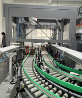 Ligne automatique de machine à emballer les sachets de carton d'emballeur de carton de sacs de biscuits de robot de delta