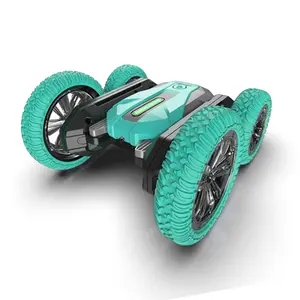 旋转汽车遥控手表控制可选扭曲特技汽车360度RC玩具30分钟玩