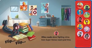 Sách âm thanh 10 nút siêu anh hùng kỳ diệu bắt đầu người nhện đẩy nút trẻ em học sớm sách âm thanh thông minh - Product Image 3