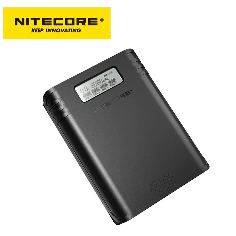 NITECORE 4-SLOT 18650 BATTERY CHARGER AND POWER BANK 2 IN 1 F4