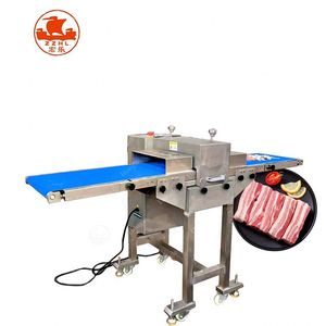 Fresh <b>Meat</b> Horizontal <b>Slicer</b> Fresh Beef Pork <b>Meat</b> Breast Jerky <b>Slicer</b> 40CM Width Belt Flake Pork <b>Meat</b> Cutting Slicing Machine - Product Image 2