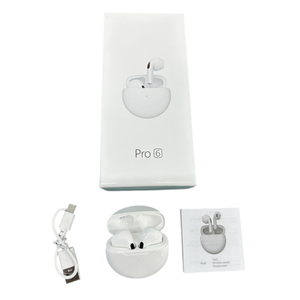 หูฟังไร้สาย TWS รุ่นใหม่ ปี 2026 Pro4 Pro5 Pro6 บลูทูธ 5.4 แบบกึ่งใส่ในหู ชิป Jerry แบตเตอรี่ขนาดใหญ่ รองรับการชาร์จไร้สาย - Product Image 4