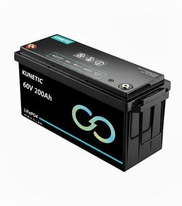 KUNETIC 60.8V 200Ah LiFePO4 배터리 60V 100Ah 300Ah 12kWh 딥 사이클 리튬 이온 지게차 AGV 골프 카트 태양 에너지 저장 - Product Image 2
